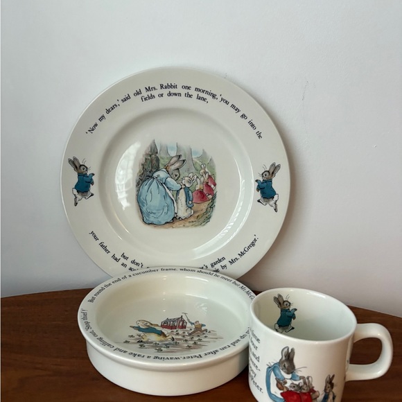Whimsical Rabbit Dinnerware Set - Cream - Picture 11 of 12